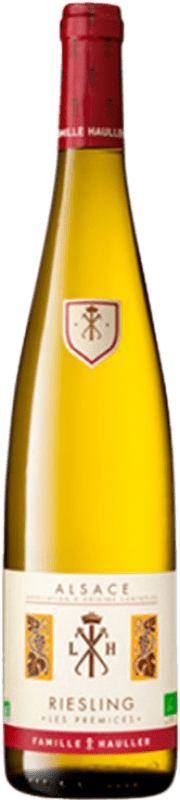 13,95 € Envio grátis | Vinho branco Hauller Les Prémices A.O.C. Alsace Alsácia França Riesling Garrafa 75 cl