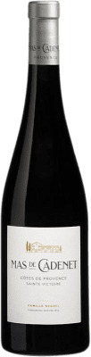 15,95 € 免费送货 | 红酒 Negrel Mas de Cadenet Sainte Victoire Rouge A.O.C. Côtes de Provence 普罗旺斯 法国 Syrah, Grenache 瓶子 75 cl