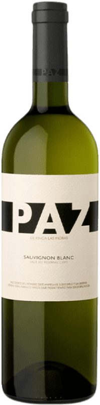 25,95 € Envío gratis | Vino blanco Finca Las Moras Paz I.G. San Juan San Juan Argentina Sauvignon Blanca Botella 75 cl