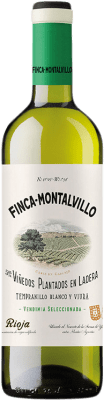 9,95 € Envío gratis | Vino blanco Finca Montalvillo Blanco D.O.Ca. Rioja La Rioja España Viura, Tempranillo Blanco Botella 75 cl