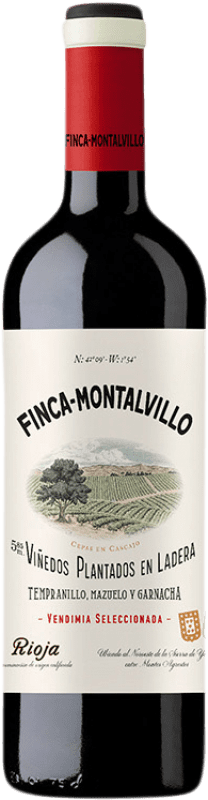 7,95 € Spedizione Gratuita | Vino rosso Finca Montalvillo Tinto Giovane D.O.Ca. Rioja La Rioja Spagna Tempranillo, Grenache, Mazuelo Bottiglia 75 cl