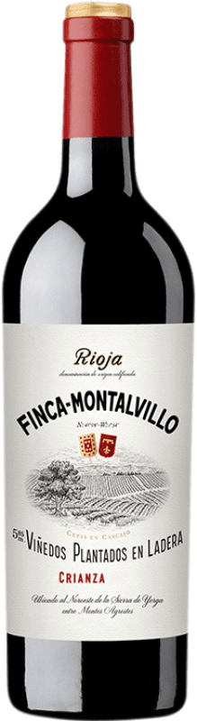 17,95 € Envio grátis | Vinho tinto Finca Montalvillo Crianza D.O.Ca. Rioja La Rioja Espanha Tempranillo, Grenache, Mazuelo Garrafa 75 cl