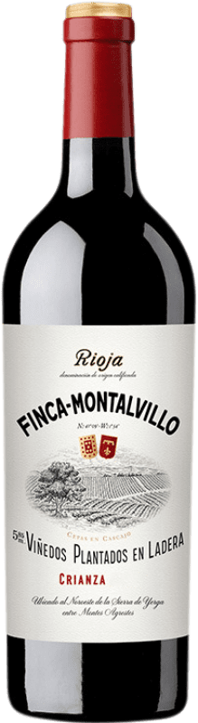 11,95 € Spedizione Gratuita | Vino rosso Finca Montalvillo Crianza D.O.Ca. Rioja La Rioja Spagna Tempranillo, Grenache, Mazuelo Bottiglia 75 cl
