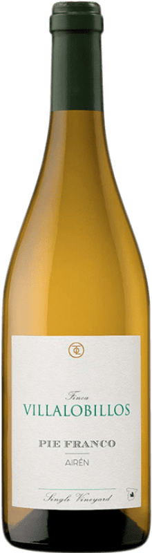 8,95 € Free Shipping | White wine García de Lara Finca Villalobillos Pie Franco I.G.P. Vino de la Tierra de Castilla Castilla la Mancha Spain Airén Bottle 75 cl