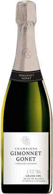 68,95 € Kostenloser Versand | Weißer Sekt Gimonnet Gonet L'Extra Grand Cru Blanc de Blancs A.O.C. Champagne Champagner Frankreich Chardonnay Flasche 75 cl