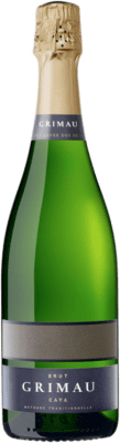 12,95 € 免费送货 | 白起泡酒 Grimau 香槟 D.O. Cava 加泰罗尼亚 西班牙 Macabeo, Xarel·lo, Parellada 瓶子 75 cl