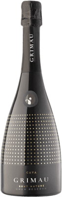 42,95 € Envoi gratuit | Blanc mousseux Grimau Brut Nature Grande Réserve D.O. Cava Catalogne Espagne Pinot Noir, Macabeo, Xarel·lo, Chardonnay, Parellada Bouteille 75 cl