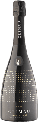 39,95 € Free Shipping | White sparkling Grimau Brut Nature Grand Reserve D.O. Cava Catalonia Spain Pinot Black, Macabeo, Xarel·lo, Chardonnay, Parellada Bottle 75 cl