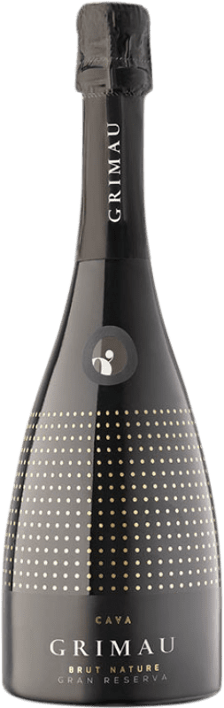 31,95 € Envoi gratuit | Blanc mousseux Grimau Brut Nature Grande Réserve D.O. Cava Catalogne Espagne Pinot Noir, Macabeo, Xarel·lo, Chardonnay, Parellada Bouteille 75 cl