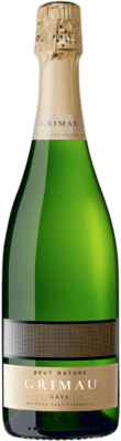 10,95 € Spedizione Gratuita | Spumante Bianco Grimau Brut Nature D.O. Cava Catalogna Spagna Macabeo, Xarel·lo, Parellada 75 cl