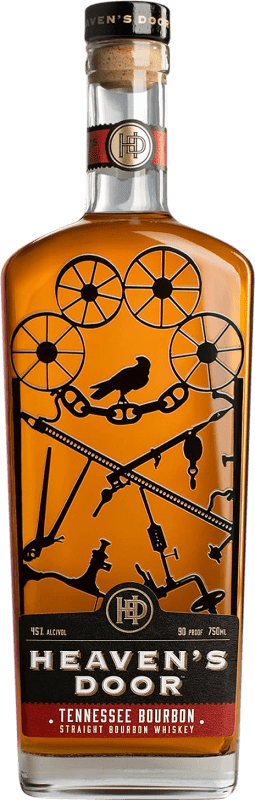 109,95 € 免费送货 | 波本威士忌 Heaven's Door Straight — 纯正 田纳西 美国 70 cl