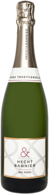 12,95 € 免费送货 | 白起泡酒 Hecht & Bannier Blanc A.O.C. Crémant de Limoux 朗格多克 法国 Chardonnay, Chenin White, Mauzac 瓶子 75 cl