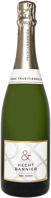 13,95 € Kostenloser Versand | Weißer Sekt Hecht & Bannier Blanc A.O.C. Crémant de Limoux Languedoc Frankreich Chardonnay, Chenin Weiß, Mauzac Flasche 75 cl