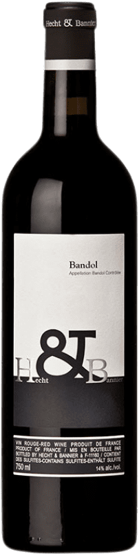 25,95 € Kostenloser Versand | Rotwein Hecht & Bannier A.O.C. Bandol Provence Frankreich Grenache, Mourvèdre, Cinsault Flasche 75 cl