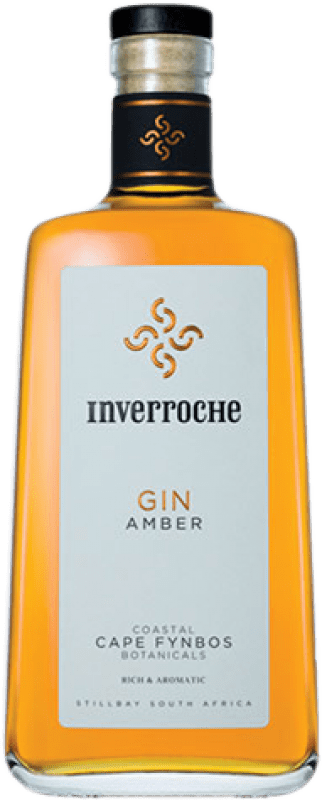 45,95 € Бесплатная доставка | Джин Inverroche Amber Gin Южная Африка бутылка 70 cl