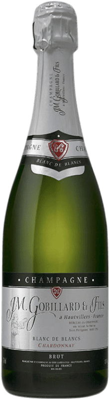 53,95 € Envio grátis | Espumante branco JM. Gobillard Blanc de Blancs Brut A.O.C. Champagne Champagne França Chardonnay Garrafa 75 cl