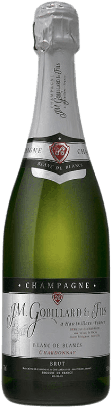 55,95 € 免费送货 | 白起泡酒 JM. Gobillard Blanc de Blancs 香槟 A.O.C. Champagne 香槟酒 法国 Chardonnay 瓶子 75 cl