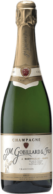 46,95 € Envio grátis | Espumante branco JM. Gobillard Tradition Brut A.O.C. Champagne Champagne França Pinot Preto, Chardonnay, Pinot Meunier Garrafa 75 cl
