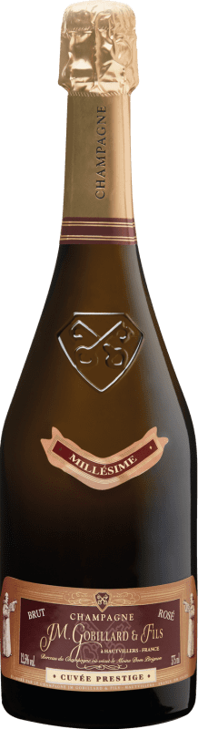 58,95 € Envoi gratuit | Vin Mousseux Rosé JM. Gobillard Cuvée, Millésimé, Rosé, Prestige A.O.C. Champagne Champagne France Pinot Noir, Chardonnay Bouteille 75 cl