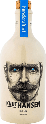 39,95 € Kostenloser Versand | Gin Knut Hansen Handcrafted Dry Gin Deutschland Medium Flasche 50 cl