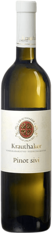 18,95 € Бесплатная доставка | Белое вино Krauthaker Kutjevo Хорватия Pinot Grey бутылка 75 cl