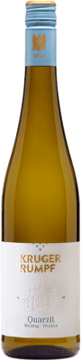 15,95 € Spedizione Gratuita | Vino bianco Kruger Rumpf Quarzit Trocken Germania Riesling Bottiglia 75 cl
