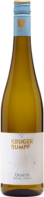 15,95 € Envío gratis | Vino blanco Kruger Rumpf Quarzit Trocken Alemania Riesling Botella 75 cl