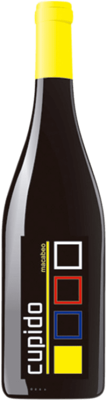 13,95 € Kostenloser Versand | Weißwein La Cepa de Pelayo Cupido Alterung D.O. Manchuela Kastilien-La Mancha Spanien Macabeo Flasche 75 cl