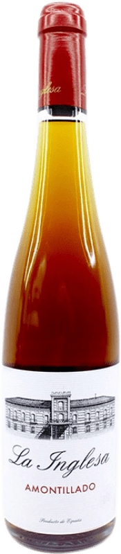 51,95 € 送料無料 | 酒精強化ワイン La Inglesa Amontillado — アモンティリャード D.O. Montilla-Moriles アンダルシア スペイン Pedro Ximénez ミディアムボトル 50 cl