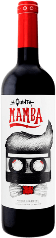 14,95 € 免费送货 | 红酒 La Quinta Mamba D.O. Ribera del Duero 卡斯蒂利亚莱昂 西班牙 Tempranillo 瓶子 75 cl
