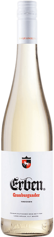 8,95 € Kostenloser Versand | Weißwein Langguth Erben Q.b.A. Rheinhessen Rheinhessen Deutschland Grauburgunder Flasche 75 cl