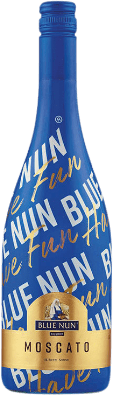 12,95 € Kostenloser Versand | Weißwein Langguth Blue Nun Deutschland Muskat Flasche 75 cl