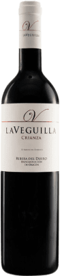 12,95 € Free Shipping | Red wine Laveguilla Aged D.O. Ribera del Duero Castilla y León Spain Tempranillo, Cabernet Sauvignon Bottle 75 cl