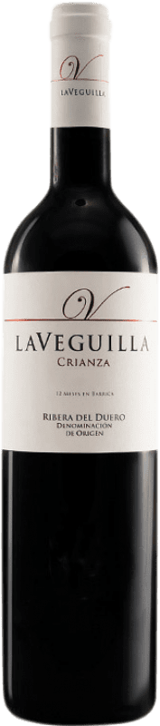 12,95 € 免费送货 | 红酒 Laveguilla 岁 D.O. Ribera del Duero 卡斯蒂利亚莱昂 西班牙 Tempranillo, Cabernet Sauvignon 瓶子 75 cl