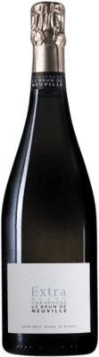 49,95 € Kostenloser Versand | Weißer Sekt Le Brun de Neuville Extra Blanc A.O.C. Champagne Champagner Frankreich Chardonnay Flasche 75 cl