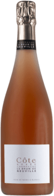49,95 € Envio grátis | Espumante rosé Le Brun de Neuville Côte Rosée A.O.C. Champagne Champagne França Pinot Preto, Chardonnay Garrafa 75 cl