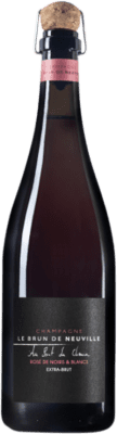 62,95 € Envio grátis | Espumante rosé Le Brun de Neuville Au Bout du Chemin Rosé A.O.C. Champagne Champagne França Pinot Preto, Chardonnay Garrafa 75 cl