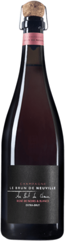 62,95 € 免费送货 | 玫瑰气泡酒 Le Brun de Neuville Au Bout du Chemin Rosé A.O.C. Champagne 香槟酒 法国 Pinot Black, Chardonnay 瓶子 75 cl