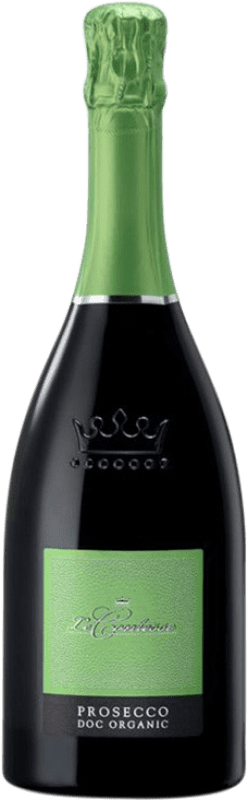 18,95 € Envío gratis | Espumoso blanco Le Contesse Organic D.O.C. Prosecco Italia Glera Ecológico Botella 75 cl