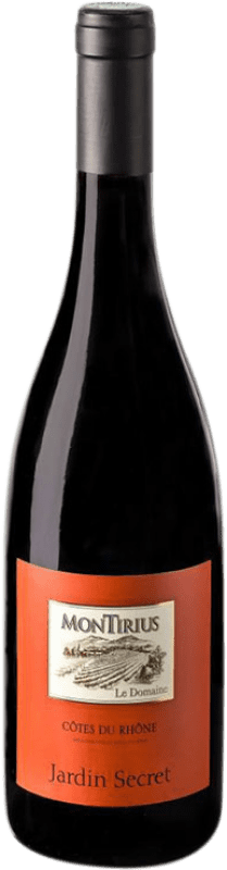 25,95 € Бесплатная доставка | Красное вино Le Domaine Montirius Jardin Secret A.O.C. Côtes du Rhône Рона Франция Grenache бутылка 75 cl