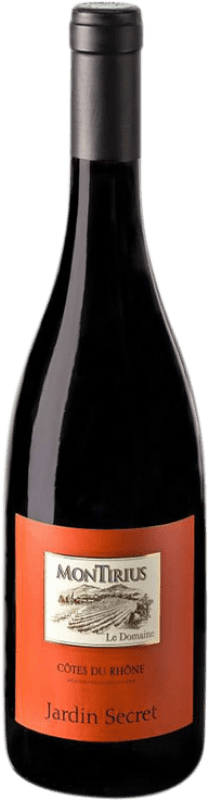 24,95 € 免费送货 | 红酒 Montirius Jardin Secret A.O.C. Côtes du Rhône 罗纳 法国 Grenache 瓶子 75 cl