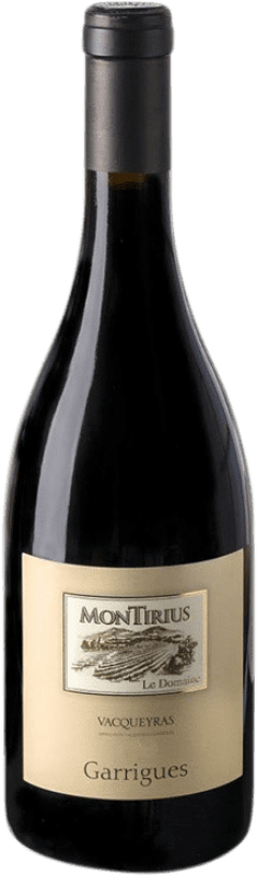 25,95 € Spedizione Gratuita | Vino Rosso Le Domaine Montirius Garrigues A.O.C. Vacqueyras Provenza Francia Syrah, Garnacha — Grenache Eco — Biologico 75 cl
