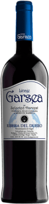 10,95 € Spedizione Gratuita | Vino rosso Linaje Garsea Vendimia Seleccionada D.O. Ribera del Duero Castilla y León Spagna Tempranillo Bottiglia 75 cl