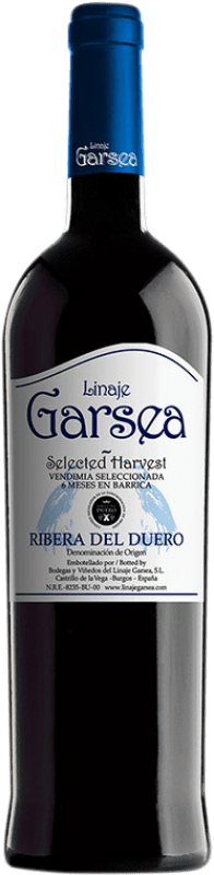11,95 € 免费送货 | 红葡萄酒 Linaje Garsea VS Vendimia Seleccionada — 精选采摘 D.O. Ribera del Duero 卡斯蒂利亚莱昂 西班牙 Tempranillo — 丹魄 75 cl
