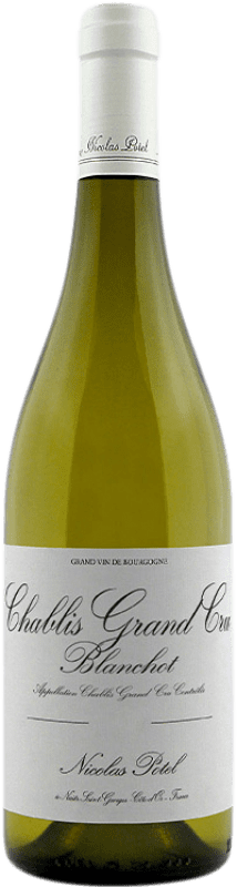 121,95 € 免费送货 | 白酒 Nicolas Potel Blanchot A.O.C. Chablis Grand Cru 勃艮第 法国 Chardonnay 瓶子 75 cl