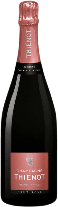 67,95 € 免费送货 | 玫瑰气泡酒 Thiénot Rosé 香槟 A.O.C. Champagne 香槟酒 法国 Pinot Black, Chardonnay, Pinot Meunier 瓶子 75 cl