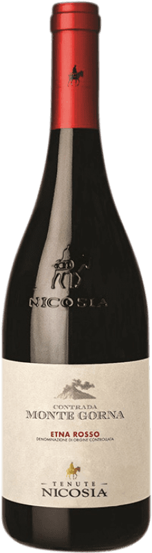 18,95 € Kostenloser Versand | Rotwein Nicosia Monte Gorna Rosso BIO D.O.C. Etna Sizilien Italien Nerello Mascalese, Nerello Cappuccio Flasche 75 cl