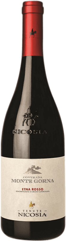 19,95 € Envío gratis | Vino tinto Nicosia Monte Gorna Rosso BIO D.O.C. Etna Sicilia Italia Nerello Mascalese, Nerello Cappuccio Botella 75 cl