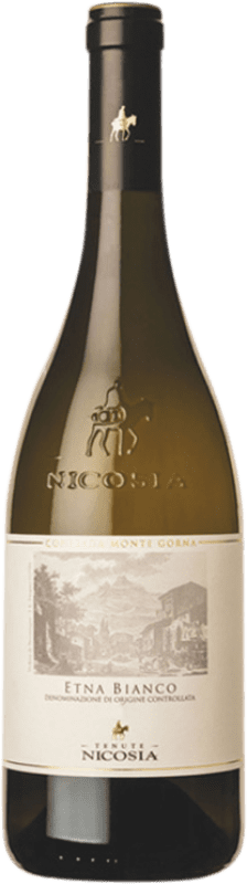 42,95 € Бесплатная доставка | Белое вино Nicosia Monte Gorna Cru Wines Vecchie Viti Bianco D.O.C. Etna Сицилия Италия Carricante, Catarratto бутылка 75 cl