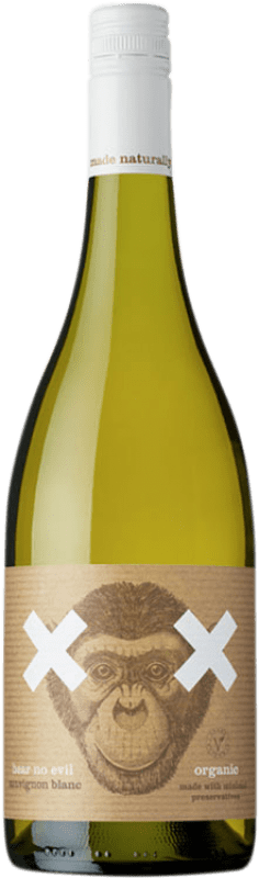 13,95 € Envio grátis | Vinho branco No Evil Hear Organic I.G. Southern Australia Austrália Meridional Austrália Viognier, Sauvignon Branca Garrafa 75 cl